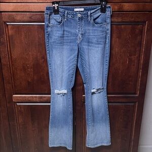 SO Bootcut Jeans with Distressed Knees